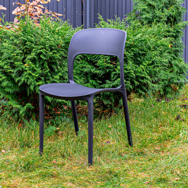 Пластиковый стул RoyalFamily Olly (Олли) черный