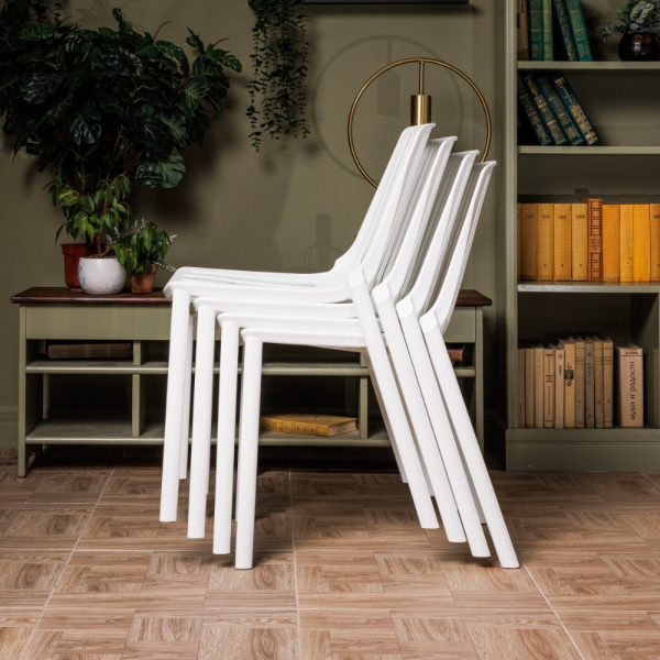 Комплект обеденных стульев Royal Family NICO (4 шт.) белый