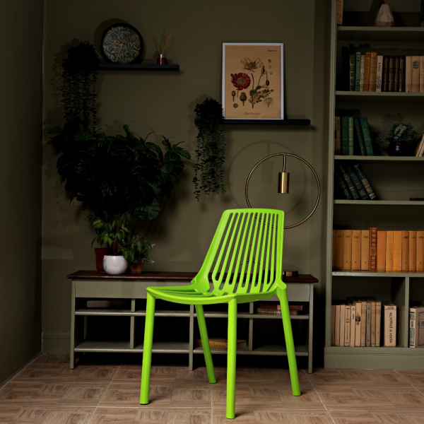 Стул из пластика RoyalFamily Nico (Нико) зеленый