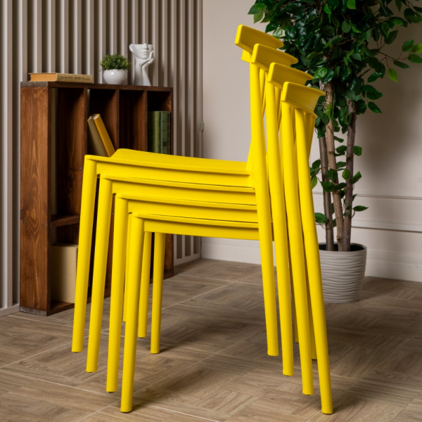 Комплект обеденных стульев Royal Family KAI (4 шт.) желтый