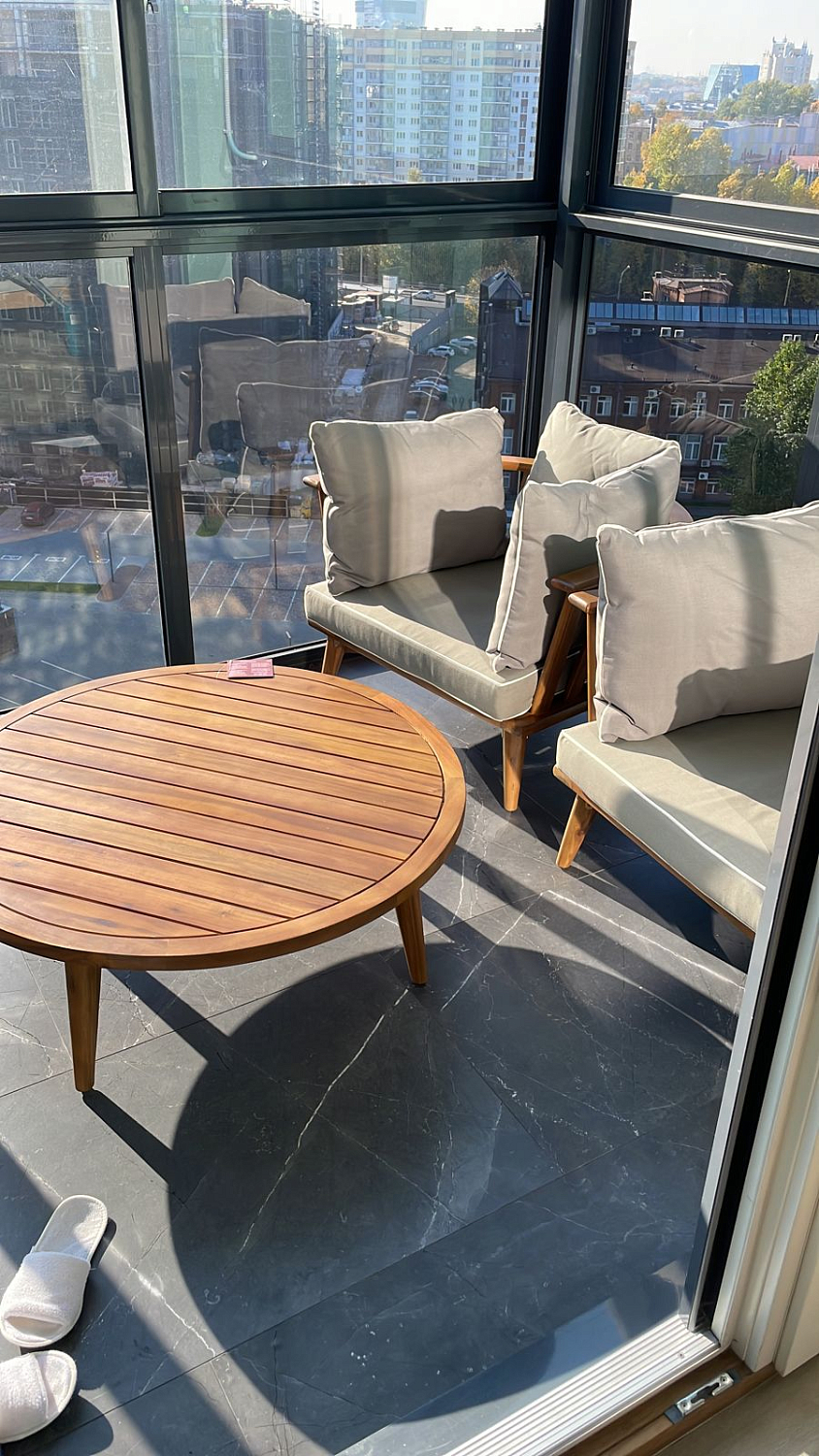 Комплект мебели Barcelona из акации фото