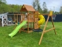 Детская площадка IgraGrad Крафт Pro 4 с трубой мод.2