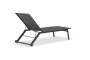 Visby лежак цвет антрацит, алюминий-текстилен