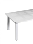 Стол пластиковый раздвижной Levante белый