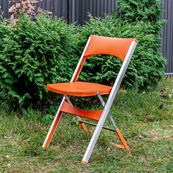 Пластиковый стул RoyalFamily  Sam (Сэм) оранжевый