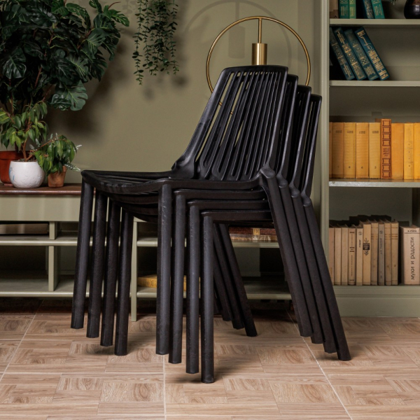 Комплект обеденных стульев Royal Family NICO (4 шт.) черный