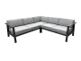 Угловой диван из алюминия Graphite