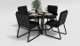PRIMAVERA обеденная группа карбон/чёрный