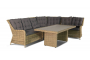 Бергамо угловой комплект из ротанга