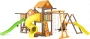 Детская площадка IgraGrad Панда Фани Мостик 2 с трубой