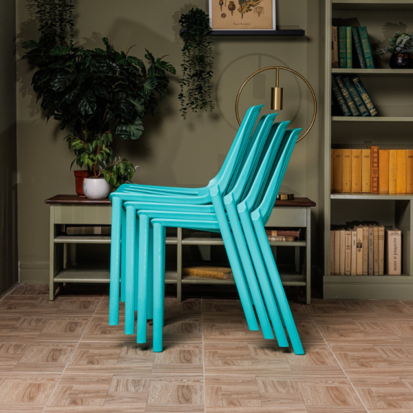 Комплект обеденных стульев Royal Family NICO (4 шт.) тиффани