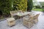 Катания соломенная обеденная группа из искусственного ротанга