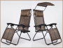 Раскладной шезлонг лежак ZD-1 без столика