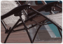 Раскладной шезлонг лежак ZD-1 без столика