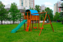 Детская игровая площадка Jungle Villa + SwingModule Xtra