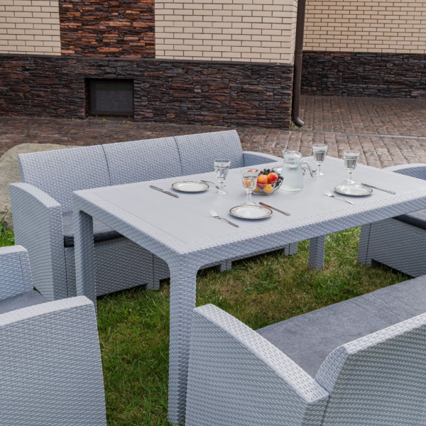 Комплект Royal Family GRAND LANA DINING XL светло-серый