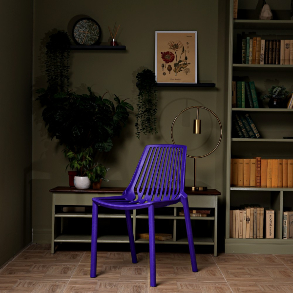 Стул из пластика RoyalFamily Nico (Нико) фиолетовый