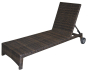 Шезлонг MALAGA LUX из искусственного ротанга