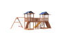 Детская площадка Спортивный городок 7 крыша тент с качелями