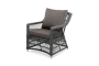 ГРАНД ЛАТТЕ кресло из искусственного ротанга, цвет графит