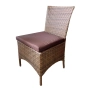 Стул плетеный Джуниор плотное плетение с подушкой Дуб