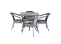 Комплект DECO 4 серый с квадратным столом