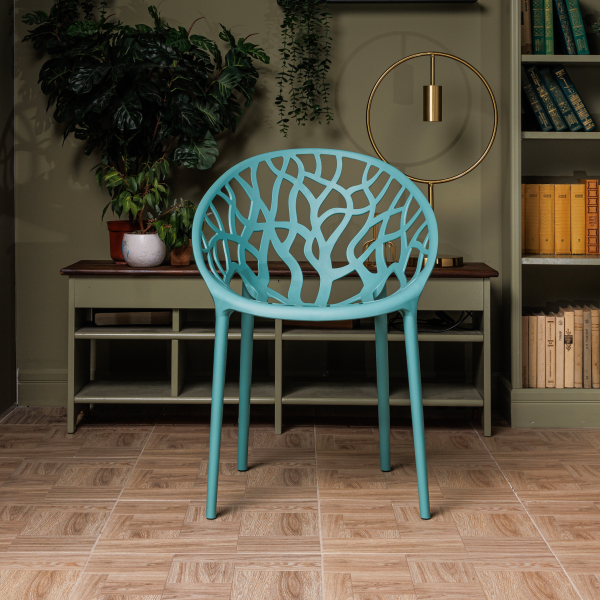 Стул из пластика RoyalFamily Aria (Ария) цвет нефрит