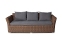 КАПУЧИНО Brown диван плетеный