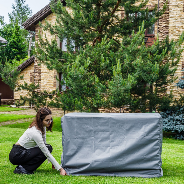 Чехол на сундук Royal Family KARL 120 цвет серый