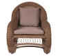 CHELSEA Кресло-качалка (шоколад)