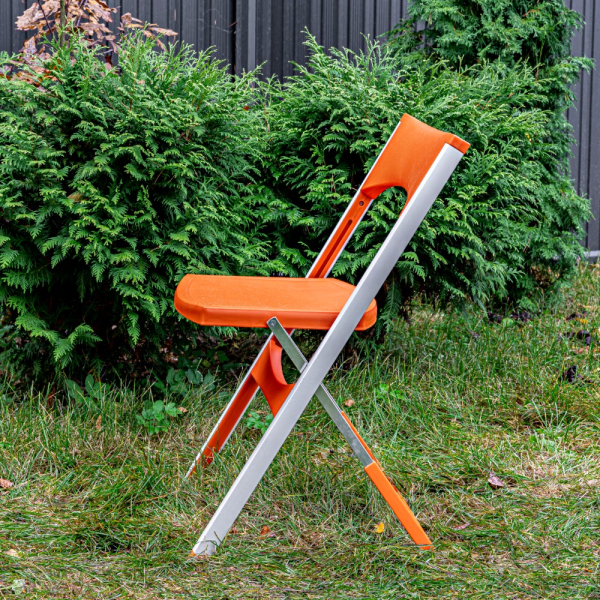 Пластиковый стул RoyalFamily  Sam (Сэм) оранжевый