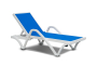 Пластиковый шезлонг МАЛАГА