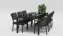 CALMA180 обеденная группа темно-серый карбон/антрацит