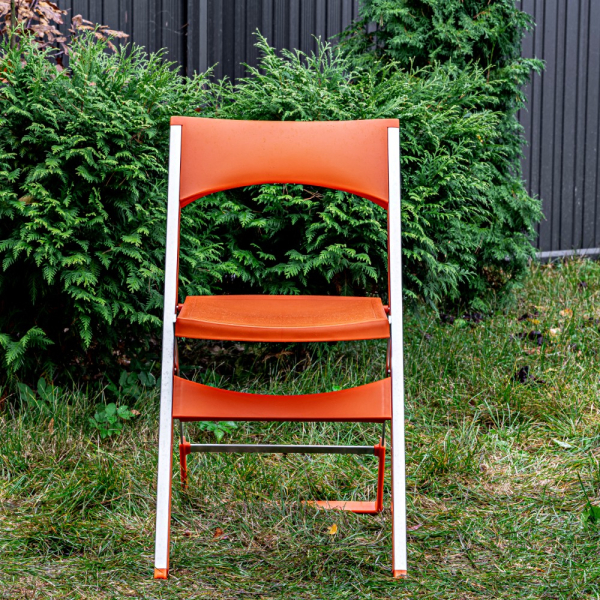 Пластиковый стул RoyalFamily  Sam (Сэм) оранжевый