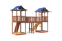 Детская площадка Спортивный городок 7 крыша тент