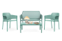 Комплект пластиковой мебели Net ментоловый