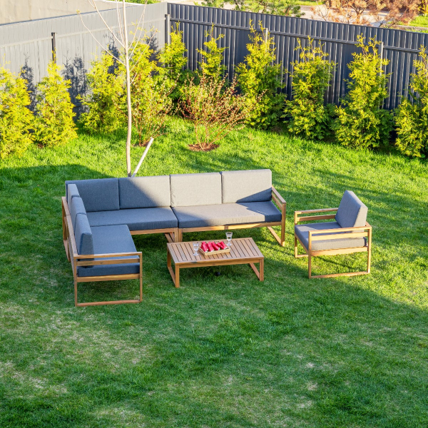 Угловой комплект мебели Royal Family BROOKLYN (угловой диван, столик, кресло)