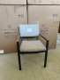 ЛОТ №20 - Обеденное кресло OSCAR с подлокотниками из поливуда