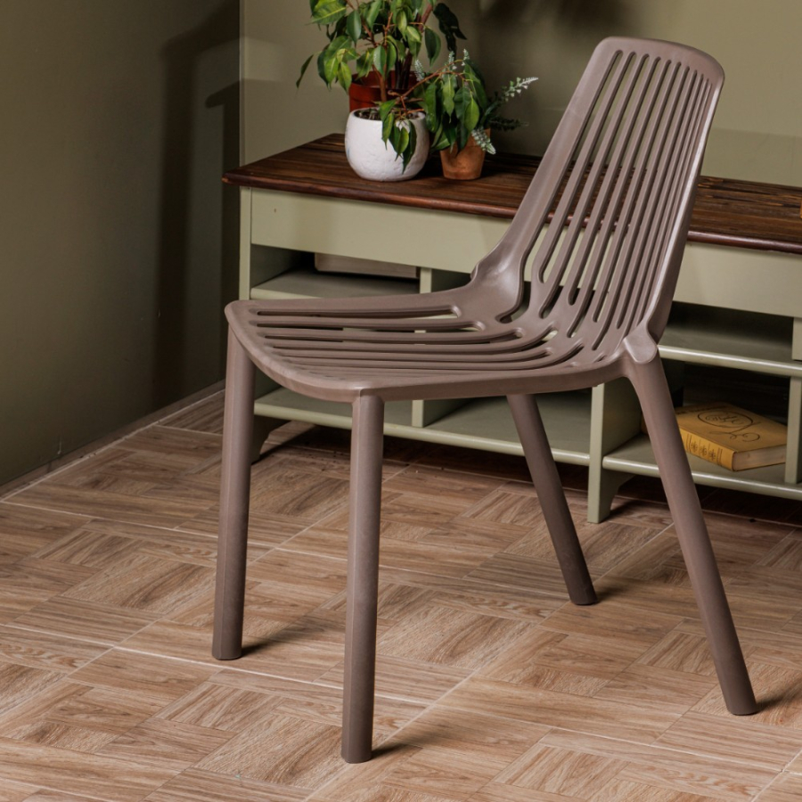 Комплект стол TOM (капучино) + 4 стула NICO (капучино)