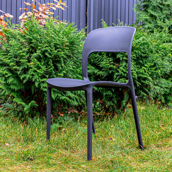 Пластиковый стул RoyalFamily Olly (Олли) черный