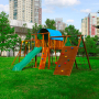 Детская игровая площадка Jungle Villa + Climb module Xtra + рукоход с качелей