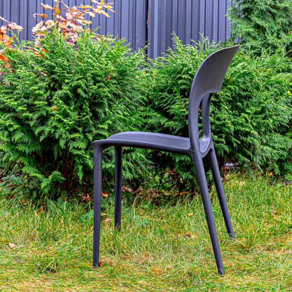 Пластиковый стул RoyalFamily Olly (Олли) черный