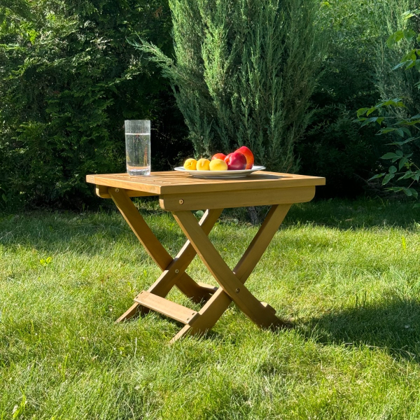 Столик Royal Family RAMON для шезлонга из акации (teaklook)