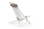 Кресло шезлонг Ribbon white