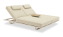 Gotland, комплект лежаков бежевый, алюминий/тик