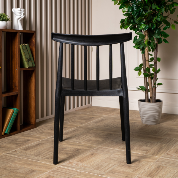 Стул из пластика RoyalFamily Kai (Кай) цвет черный