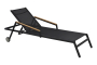 НИЦЦА шезлонг лежак алюминий текстилен